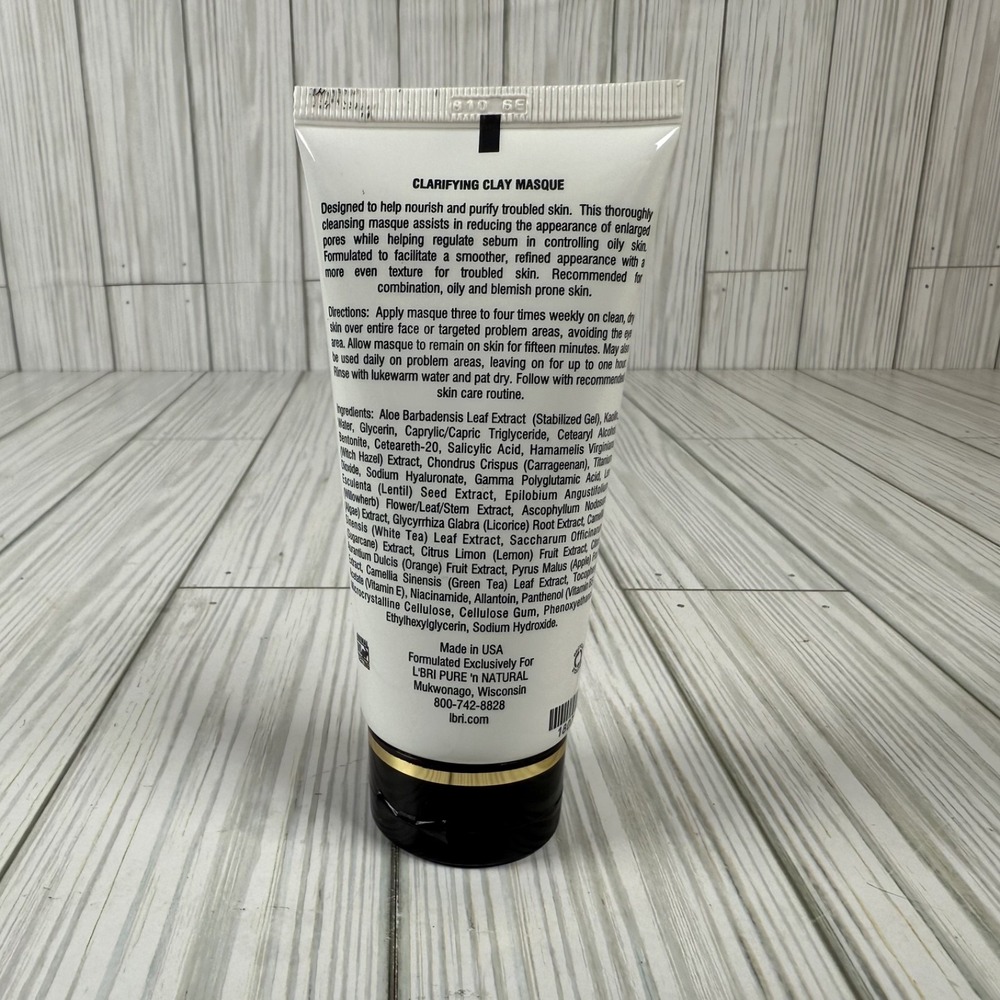 L'BRI Clarifying Clay Masque 3OZ NEW - Picture 2 of 3